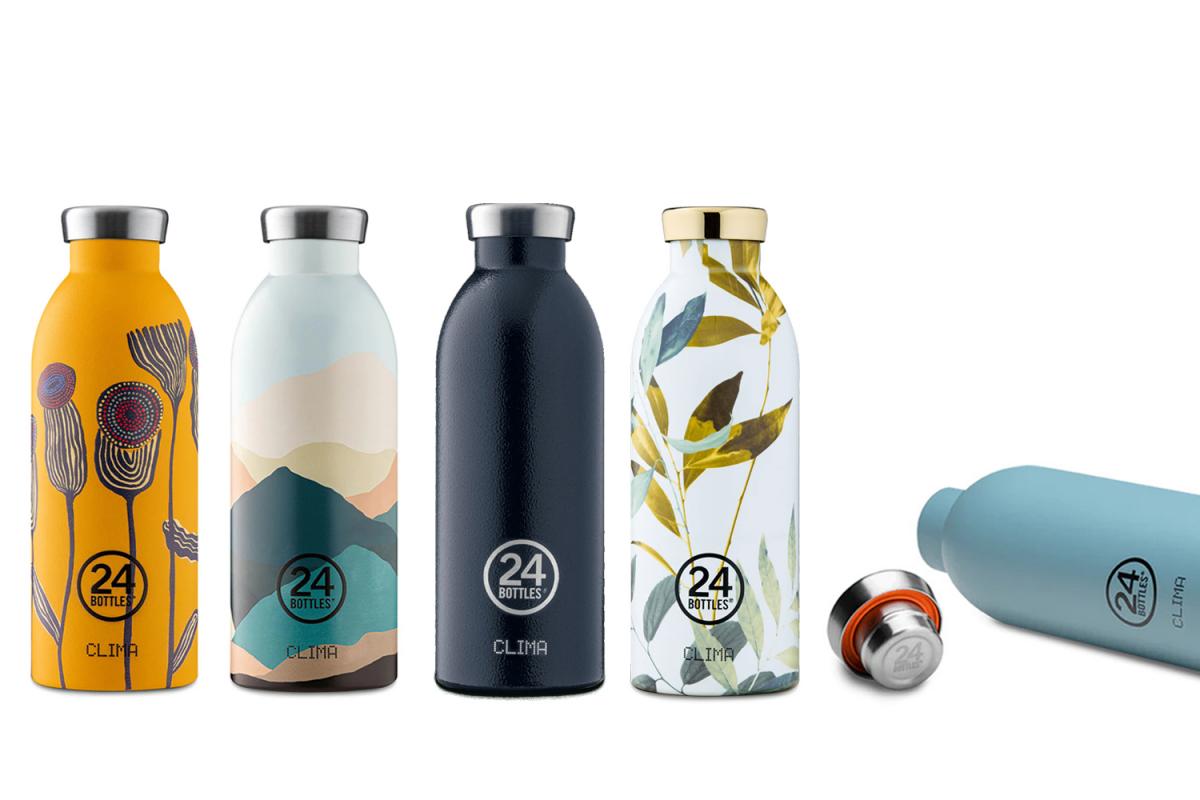 Doppelwandige Clima Bottles in neuen Designs von 24bottles